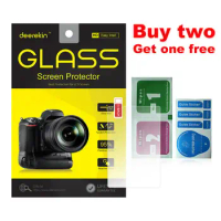 Deerekin 9H Tempered Glass LCD Screen Protector w/ Top LCD Film for Nikon D750 D780 Digital SLR Camera