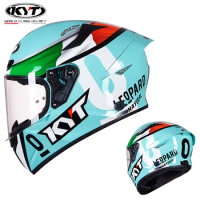KYT Motorcycle Helmet Big Tail Men's Four Seasons Universal Adult Motorcycle Full Helmet Motocross Helmet casco moto