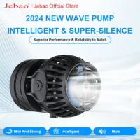 Jebao New EOW Series Wave Maker Aquarium Water Pump Filter 12V 24V Fountain Pump Fish Tank Ultra Quiet Operation Pump with WIFI