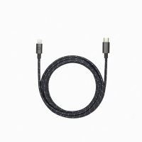 【RHINOSHIELD 犀牛盾】Lightning to USB-C for 1M ∣ 1公尺 黑色編織款充電線/傳輸線(iPhone/iPad適用)