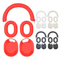 High-Quality Soft Silicone Protective Cover Earmuff Shell Cover Protective Ear Cover For Sony WH-1000XM5 Headphones