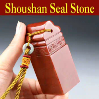 Chinese Shoushan Seal Stone for Cutting Seal Painting Supplies Calligraphy Name Stamp Seal Stone Art Set