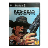 PS2 Red Dead Revolver With Manual Copy Disc Game Unlock Console Station 2 Retro Optical Driver Retro Video Game Machine Parts