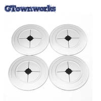 4pcs 65mm Wheel Hub Cap Sticker For Universal Car Center Cover Refits Styling Self Made Exterior Accessories Sliver