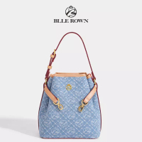 BLLE ROWN BLLE ROWN BR5092 Tas Wanita Tas Selempang Tas Totebag Wanita-Blue