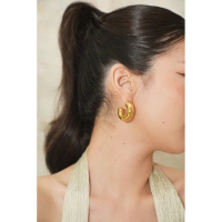 Adornment Club - Naomi earrings ต่างหูl nickel free, waterproof, long-lasting คําแนะนําการขายที่ร้อน