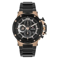 Expedition Chronograph E 6751 MC Jam Tangan Pria Original Stainless Steel 46mm Quartz dengan Fitur D