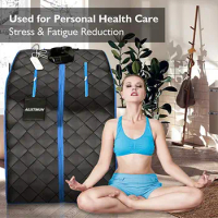 Far Infrared Sauna For luxury Sauna SPA Slimming Negative Ion Detox Therapy Personal Fir Infrared Sauna Room Folding Chair