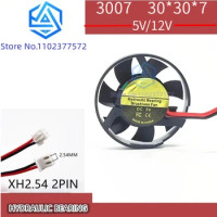 3007 5V 12V Diameter 3Cm 30Mm Fan 30X40X7 Mm Ultra Thin Round Mini Cooling Fan For Led Car Lights