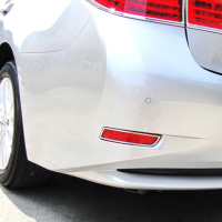 【IDFR】Lexus ES ES300 ES350 2012~2015 鍍鉻銀 後反光片框(車燈框 後保險桿飾框 後反光片框)