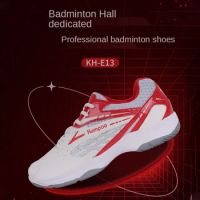 Original kumpoo Badminton Shoes For Men women Breathable High Elastic Non-slip Sports Sneakers E13