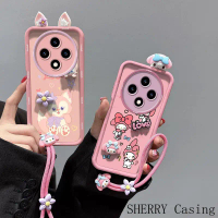 เคสโทรศัพท์, สำหรับ OPPO A3 Pro, F27 Pro, F27 Pro + 5G CPH2639, CPH2643, ดีไซน์ 3 มิติของ Lina Belle