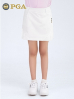 美國PGA高爾夫裙子夏季女童半身裙2021新品兒童裙褲服裝運動短裙