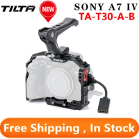 TILTA TA-T30-FCC-B A7M4 A7R5 Full Camera Cage Basic Kit Pro Kit for Sony a7 IV A7R V A1 A7S3 A7R4 A9 A9Ⅱ A73 A7R3 DSLR Cameras