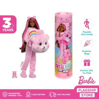 Barbie Cutie Reveal Care Bears Series Doll Cheer Bear Plush - Mainan Boneka Anak Perempuan
