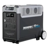 Big Capacity Bi-directional Fast Charge UPS 3600W Portable Power Station 110V 220V Solar System Portable Power Generator