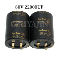 Nichicon KG 22000uF /80V Super Permeable Electrolytic Capacitor with Gold Feet