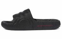 ADILETTE 22 SLIDES BLACK SCARLET