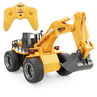 【TDL】無線遙控挖土機玩具怪手遙控車合金汽車模型 1530-000