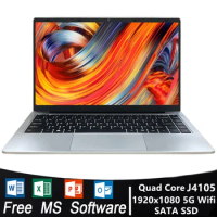 CARBAYTA J4105 14.1 Inch 128GB 256GB SSD Windows 10 Pro Inte Laptop Intel Portable Laptos Student Notebook Quad Core Laptop
