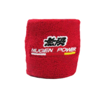 MUGEN Power JDM Style Reservoir Brake Clutch Oil Tank Cap Sock for Universal Car Black Blue Red