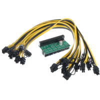 DPS-1200FB/QB Power Module Breakout Board for 1600W Server Power Conversion Board with 10 6 pin Cable for Ethereum Mining Device