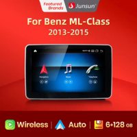 Junsun AI Voice Wireless CarPlay Car Radio Multimedia For Mercedes Benz ML-Class GLK GLS GLE ML W166 GL X166 2013-2015 player