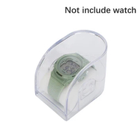 1Pc Rectangular Transparent Box Plastic Watch Display Storage Holder Case Adult Children's Smart Watch Protective Box Organizer