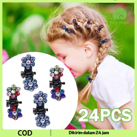 12pcs Jepit Rambut Permat Jepit Rambut Deca Super Mini Untuk Poni Super Mini Untuk Poni Jepit Rambut