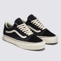 【VANS 官方旗艦】Old Skool 36 男女款黑色滑板鞋/休閒鞋