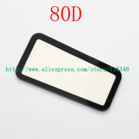 NEW Top Outer LCD Display Window Glass Cover (Acrylic)+TAPE For Canon EOS 80D Digital Camera Repair Part