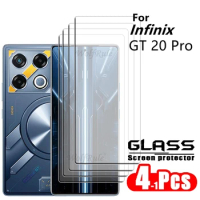 1/2/3/4Pcs For Infinix GT 20 Pro Glass For Infinix GT 20 Pro Glass Transparent 9H HD Screen Protector Infinix GT 20 Pro Glass