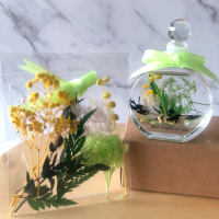 【A-ONE 匯旺】浮游花DIY材料包 松果 乾花 綜合乾果永生花 仿真花 素材 橡實 花瓣 滿天星 婚禮 情人草 H12