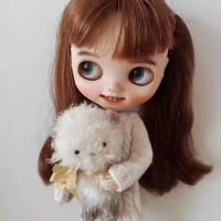 Dula Doll Handmade Wool holds doll for Blythe Qbaby Doll Accessories