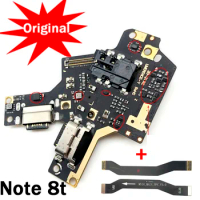 Original USB Charger Charging Port For Xiaomi Redmi Note 8T / Note 8 Pro / Note 8 Dock Connector Microphone Board Flex Cable