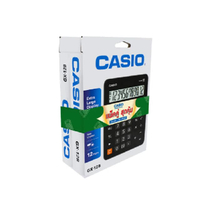 CASIO เครื่องคิดเลข รุ่น GX-12B BK+GX-12B WE สีดำ-ขาว (แพ็คคู่)