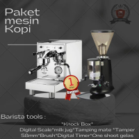 Paket mesin Kopi Espresso BEZZERA BZ10 | Maquinos M38+ Barista Tools