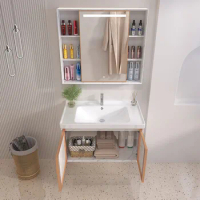 Ecological Aluminum Bathroom Mirror Cabinet Defog Medicine Cabinet Bathroom Vanity Cabinet With Led Mirror And Sink