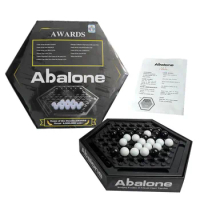 Abalone Table Games Portable Chess Set Family Board Game For Children Kids Intellectual Development Carrom Board Push Chess