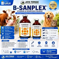 B-SANPLEX (SANBE) - Vitamin B Kompleks Untuk Semua Jenis Hewan 100 ml