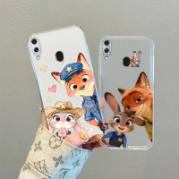 Compatible With Samsung A20 A30 A20S A10S Phone Case Zootopia Couple's Edition Mobile Phone Case TPU