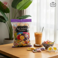 Jinlong ลูกอมผลไม้รวม 1000g หลากหลายรสชาติ Gummy Classic สุดคุ้ม