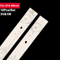 482mm 3V LED Tv Backlight Bar For ATA 49inch HK49D07-ZC14A-02 10Pcs/Set Tv Repair Spare Parts LED-49B600 303HK490031 S50PB5000