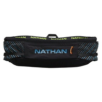 美國《NATHAN》卡爾軟管水壺腰包600ml (黑藍-XXS)