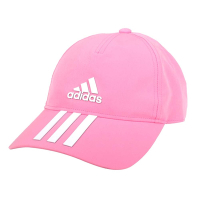 ADIDAS 運動帽-老帽 吸濕排汗 防曬 遮陽 運動 帽子 愛迪達 HM6680 粉紅白