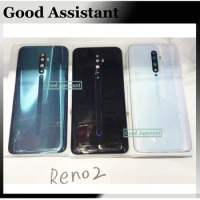 NEW 6.5 inch For Oppo Reno2 / Reno 2 Back Battery Cover Door Housing case Rear Glass lens parts Replacement