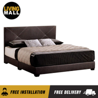 LIVING MALL Sabrina Bed Frame Queen Size (Promotion) FREE DELIVERY