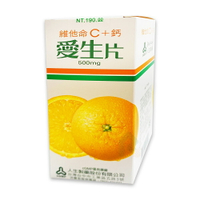 人生製藥 愛生片 維他命C+鈣 (40粒)