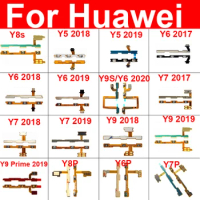 Volume On Off Power Buttons Flex Cable For Huawei Y9 Y7 Y6 Pro Y5 Prime 2020 2019 2018 2017 Y6p Y7p Y8p Y8s Y9s Flex Repair Part