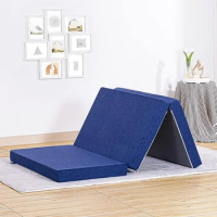 JINGWEI Folding Mattress, Tri-fold Memory Foam Mattress with Washable Cover, 3-Inch, Twin Size, Play Mat, Foldable Bed